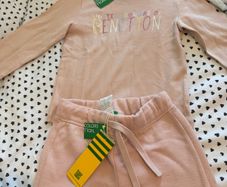 benetton jogger outfit girls 3-4 years