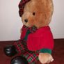 Rare Vintage Tartan Bear 1990 Image 4