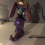 Dragon Flyz Figure And Launcher Works 1995 Vintage Purple Image 4