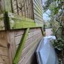 Wooden Playhouse with Slide & Climbing Frame Image 5