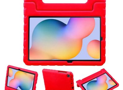 For Lenovo Tab M10 Plus Kids Case Shockproof Cover With Stand - Red