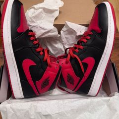 Nike Air Jordan 1 Mid Alternate Bred - DQ8426 060 - Size 11 - Black - Fire Red-White