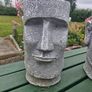 Pair of Easter Island Plant Pots Image 2
