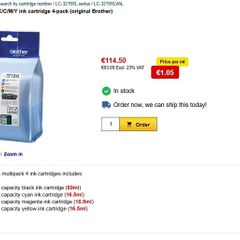 Brother LC 3219 XL Ink