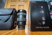 Sony FE 24 to 70mm F2.8 GM Full-Frame Lens, Boxed with Case