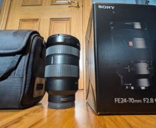Sony FE 24 to 70mm F2.8 GM Full-Frame Lens, Boxed with Case