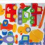 Cars Trucks Ducks Planes Train etc Colour Boys Kids Room Wall Stickers Image 2