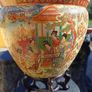 1970s Large Chinese Porcelain Fishbowl/ Planter Image 4