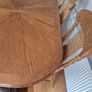Beautiful solid mahogany extendable dining table and 6 chairs Image 4