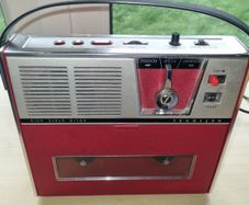 National Solid State 401S portable reel-to-reel tape recorder