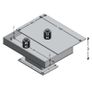 FMD Coffee Table Concrete Grey and White Image 2