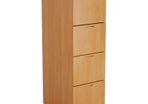 Wooden 4 Drawer Filing Cabinet