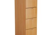 Wooden 4 Drawer Filing Cabinet