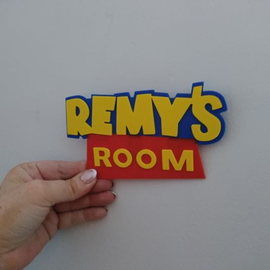 Personalised Toy Story Western Style Door Sign, Custom Kids Name Plaque