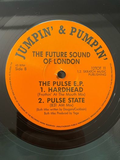 The Future Sound Of London / Indotribe - The Pulse 12" E.P. - 1991 Jumpin & Pumpin Records