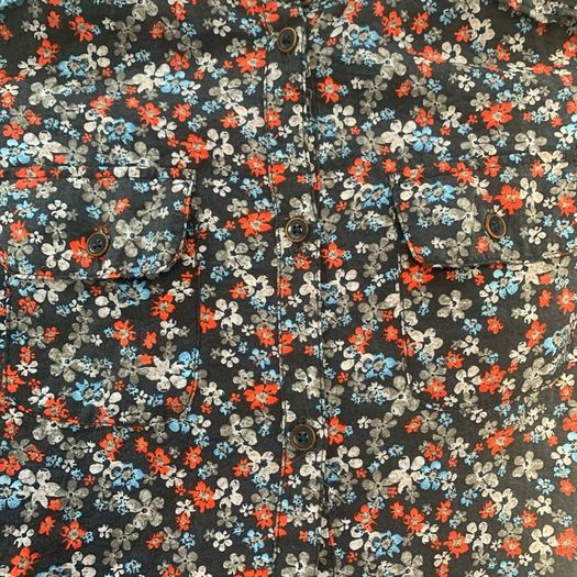 Esprit navy & red floral blouse. Size 6