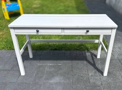 Ikea white hemnes desk with two drawers
