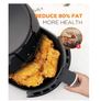 Hot Air Deep Fryer  LED Touch Panel with Temperature Control and Timer, Hot Air Circulation, 6 Presets without Oil Image 2