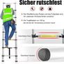 Multi-Purpose Aluminium Telescopic Ladder | A-Frame & Straight Ladder Image 5