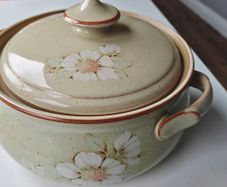 Denby Daybreak Casserole Serving Tureen Dish Pot