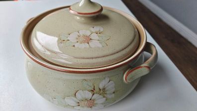 Denby Daybreak Casserole Serving Tureen Dish Pot