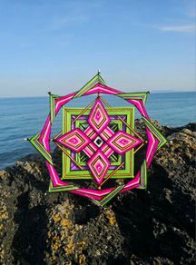Boho Wall Deco Mandala Ojo de Dios