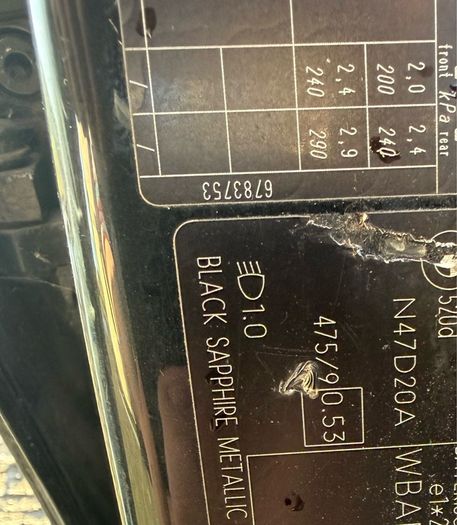 E60 LCI for breaking