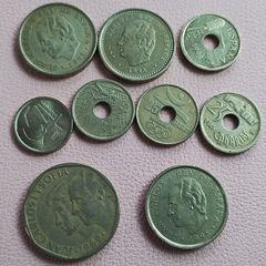 9 Spanish Coins (26060)