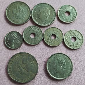 9 Spanish Coins (26060)