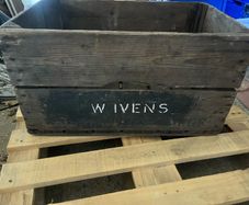 Vintage wooden crate