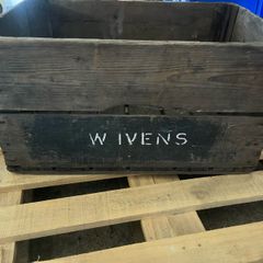 Vintage wooden crate