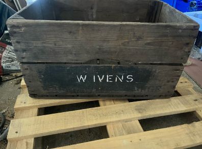 Vintage wooden crate