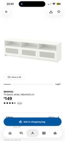 IKEA Brimnes TV unit bench