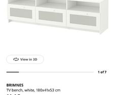 IKEA Brimnes TV unit bench