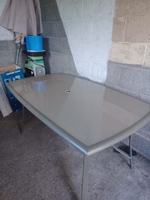 Garden Table, 6 Chairs and Cushions
