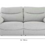 Danielle 3 Seater Sofa | Power Recliner Image 4