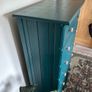 Solid Pine Chest of Drawers, Emerald Green Image 4