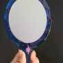 Flower Knows Handheld Mirror in Mermaid Blue Image 2