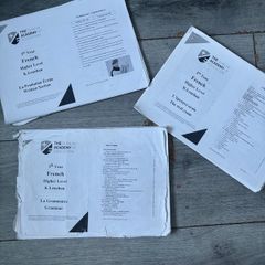 H1 French leaving cert notes
