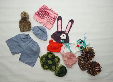 Cap and headband for Newborn photo