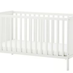 Ikea Sundvik Cot and Toddler Bed White