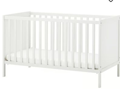 Ikea Sundvik Cot and Toddler Bed White