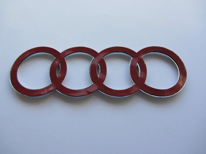 Audi rear Chrome Grill Badge Emblem 180mm