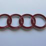 Audi rear Chrome Grill Badge Emblem 180mm Image 4