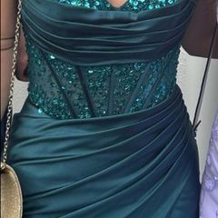 Green Debs dress