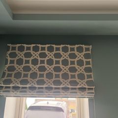 Pair of Full Length Curtains with 1 x Blind
