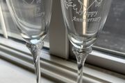 2 Avoca Anniversary Champagne Glasses
