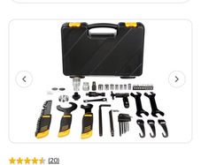 Halfords 43 piece bike tool set - new