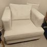 Brand New Cream Velvet Accent Armchair Direct from Showhouse Image 2