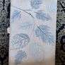 Antique French Linen Jewellery Box Image 2